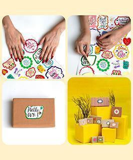 Design Love Quotes Sticker for Packing Stickers