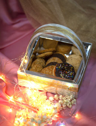 Ribbon Medium Baskets Design for Packing Baskets