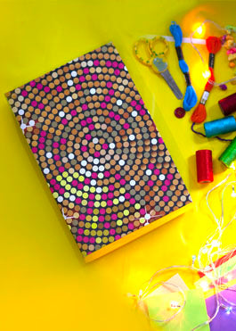 Disco Dotted Halftone Design Box for Packing