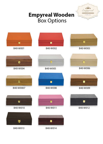 Customized Print On Wooden Box | Remembrance Box Wedding Personalized | Wedding gift for married couple Couples witnesses | Bidhbox