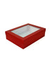 Red Color Window Box For Gifts Packaging - BoxGhar