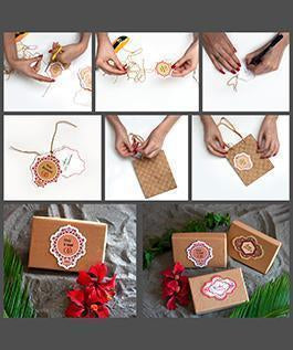 Design Tag for Packing 3d Wedding Tag