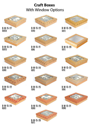 Customized Chocolate Box | Dates Box | Sweet Box | Craft Box | Craft Bags | Clothes Packaging Box | 14 Designs