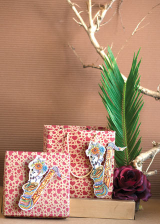 Craft Box Heart Pattern Design Box for Packing 3d Character Tag Boxes