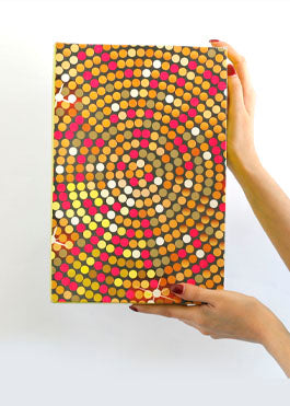 Disco Dotted Halftone Design Box for Packing