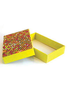 Disco Dotted Halftone Design Box for Packing