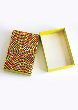 Disco Dotted Halftone Design Box for Packing