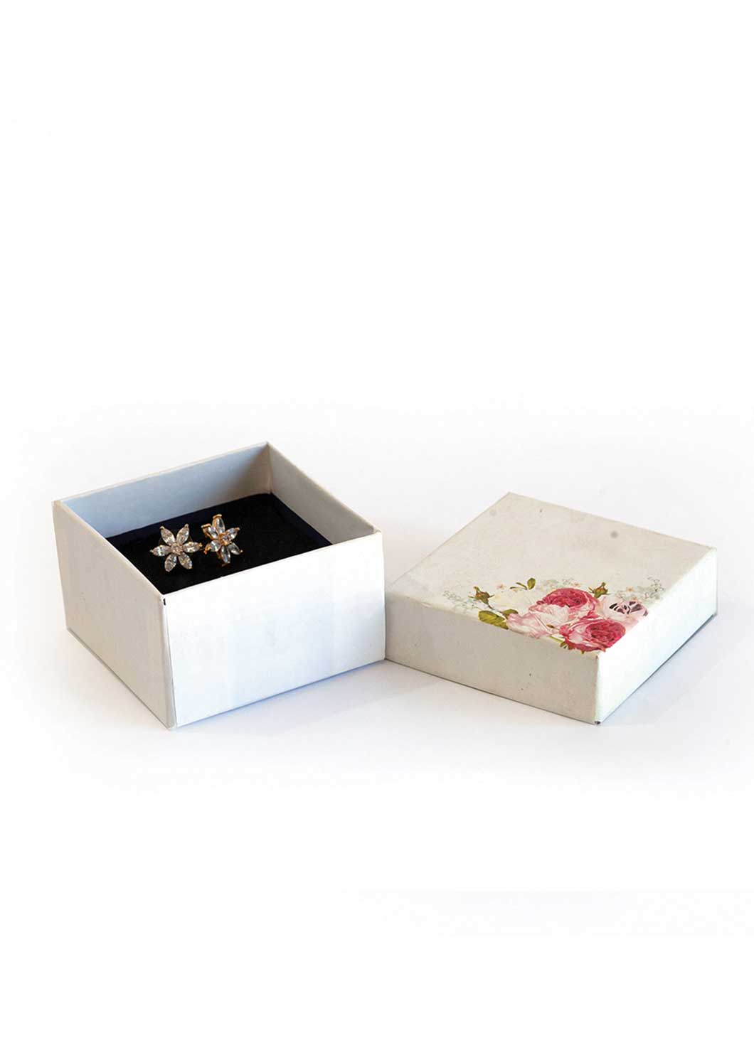 Flower on the Mid Design Box for Packing Gift