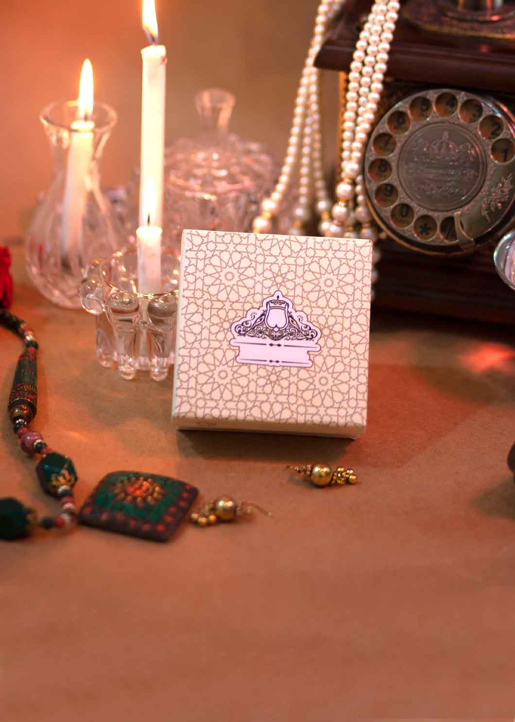 Islamic Ornament Design For Packing Gift