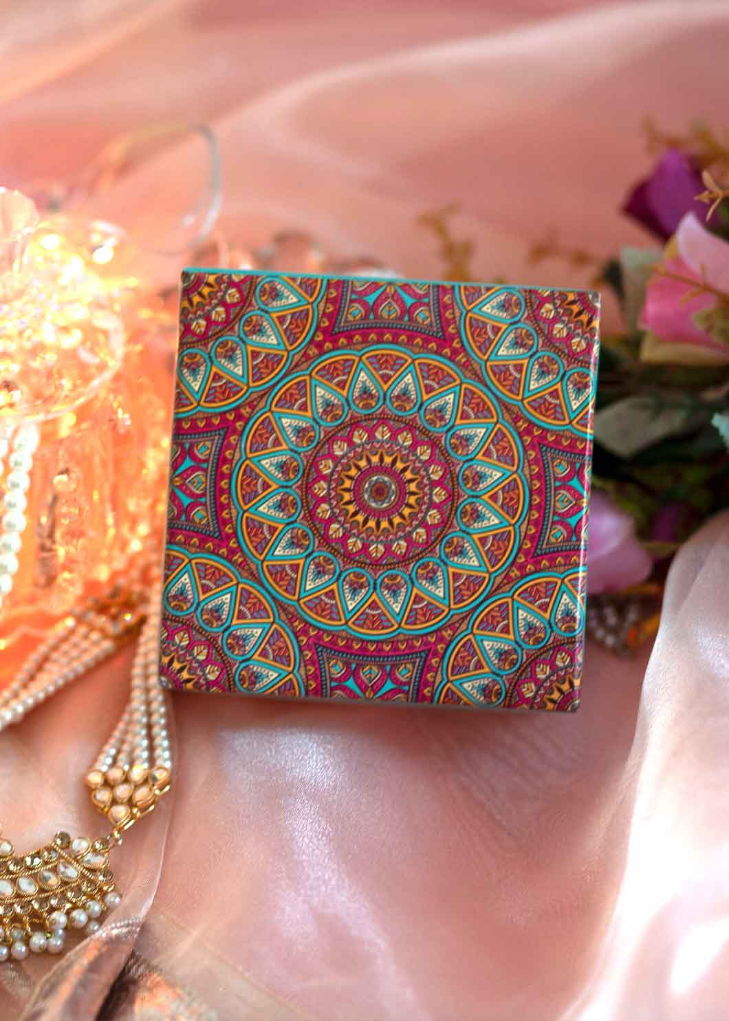 Mandala Design Box for packing gifts