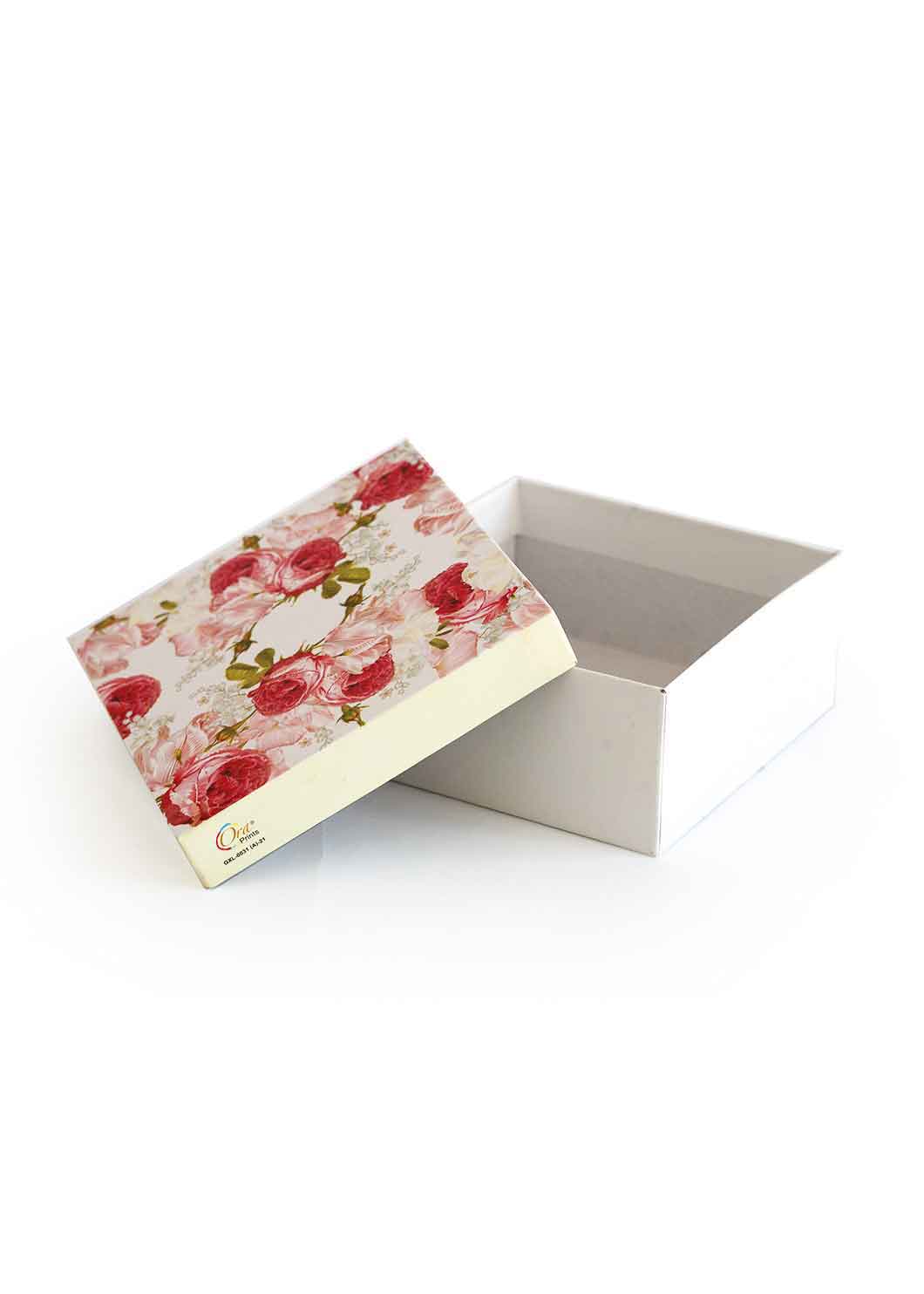 Pink Flower Design Box for Packing