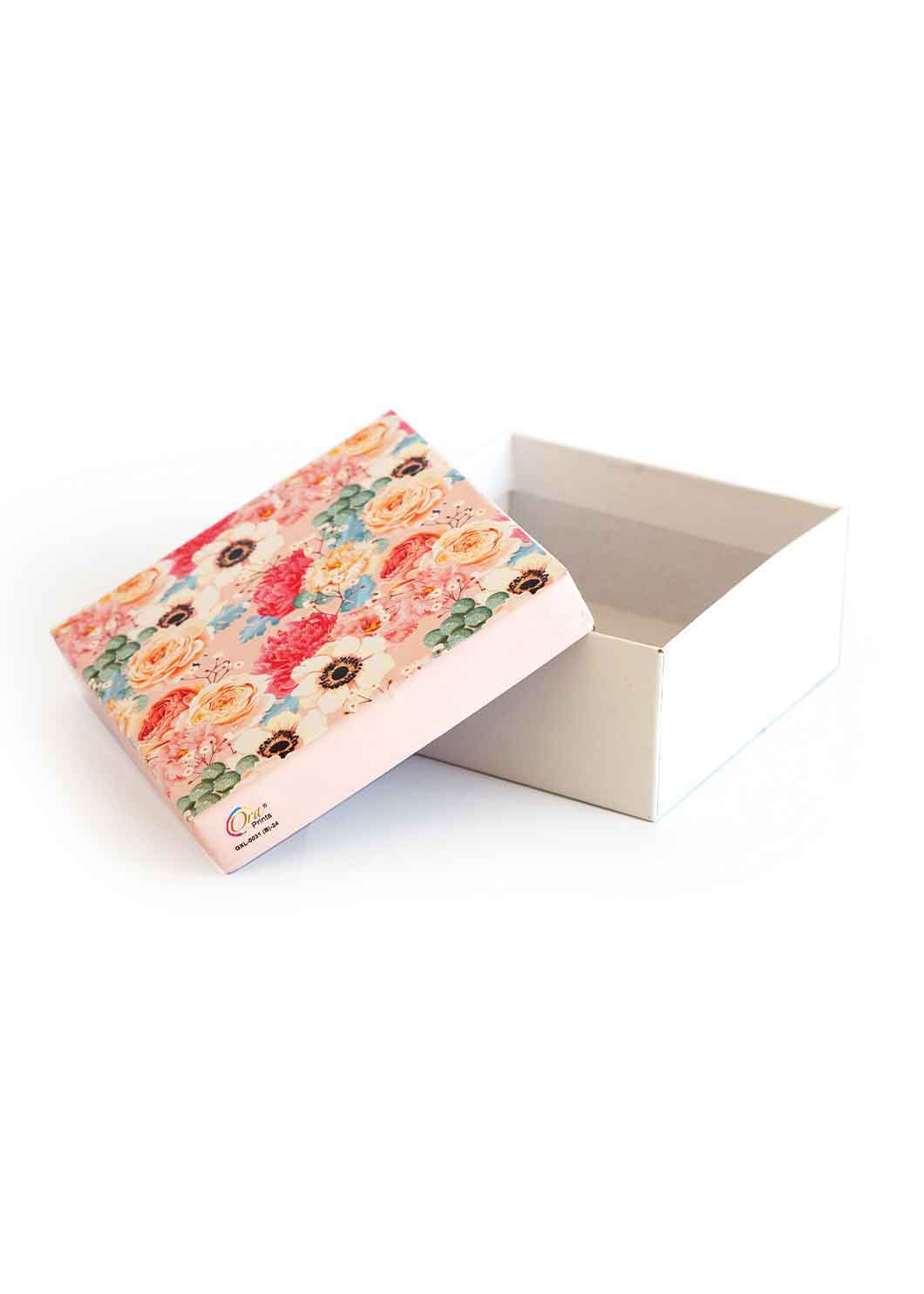 Pink Flower Design Box for Packing