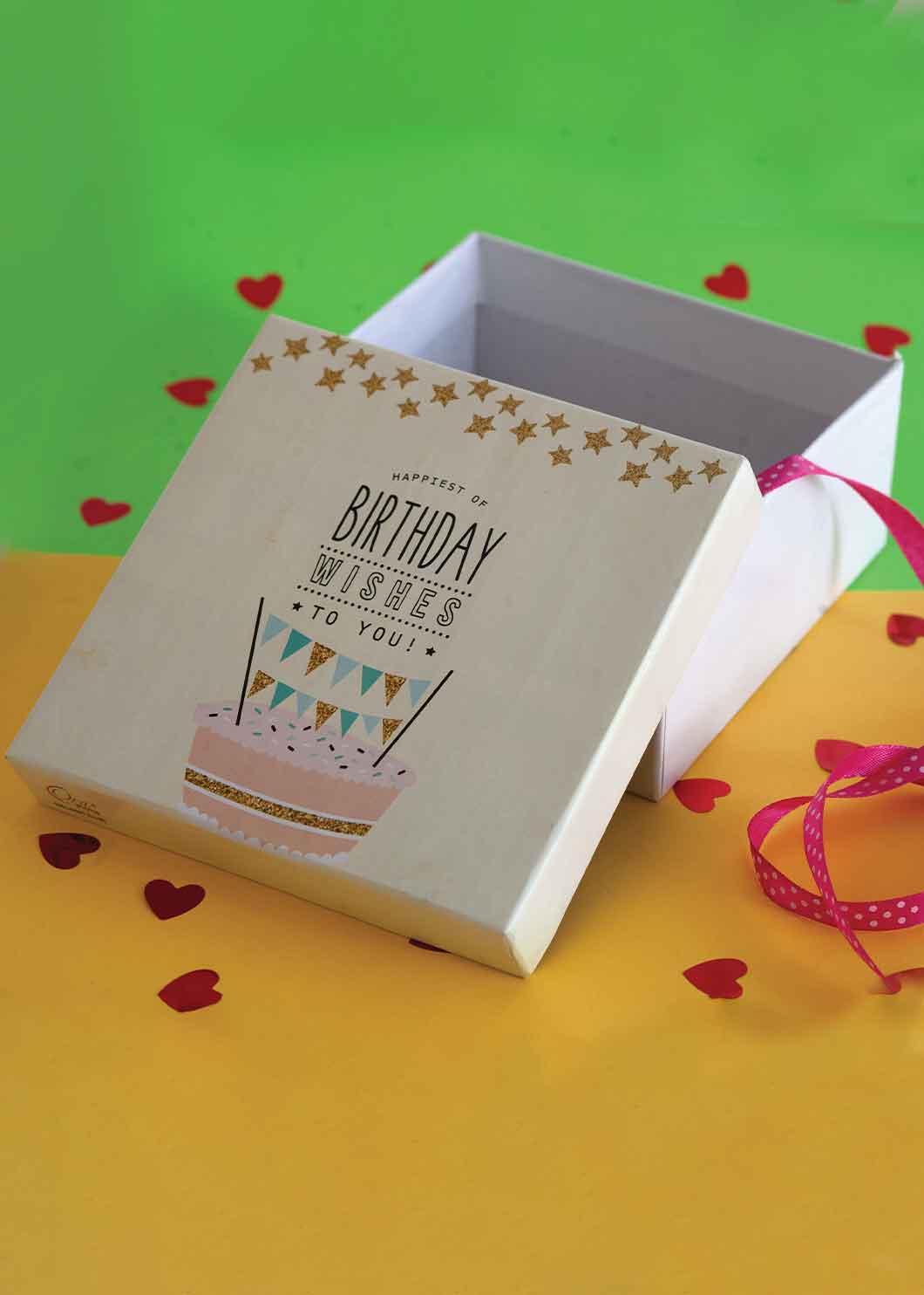 Birthday Celebration Design Box for Packing