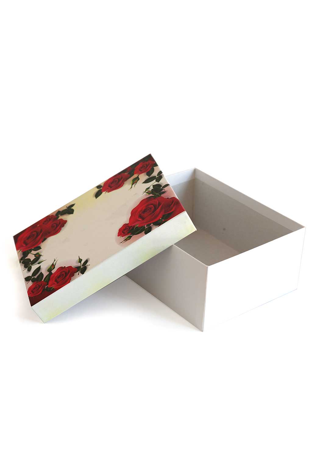 Red Roses on the Corner Design Box for Packing Bangles Boxes