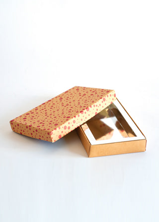 Craft Box Dotted Pattern Design Box for Packing