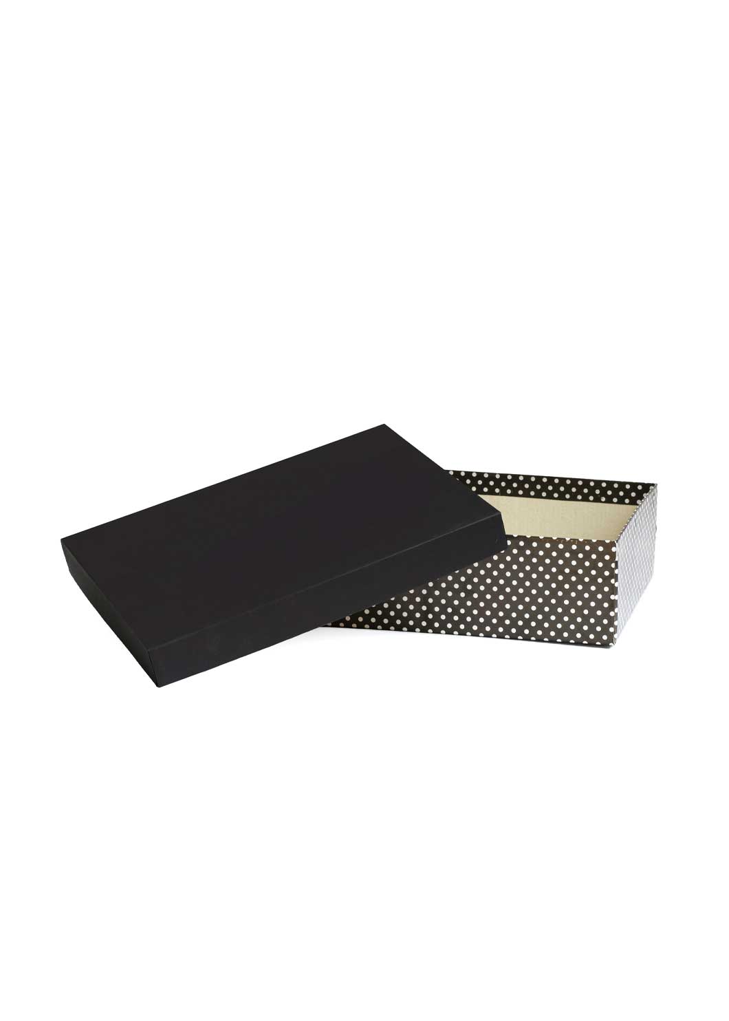 Black & White Doted Box For Packing