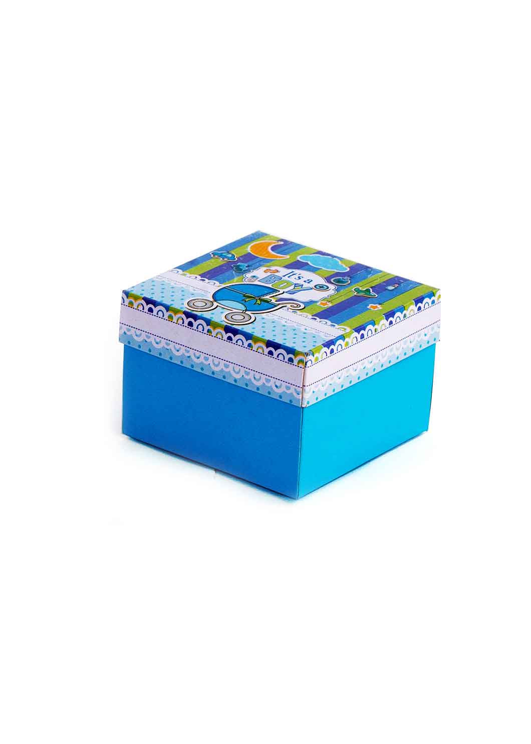 It's a Boy Baby Birthday Design Box for Packing - Baby Announcement Box
