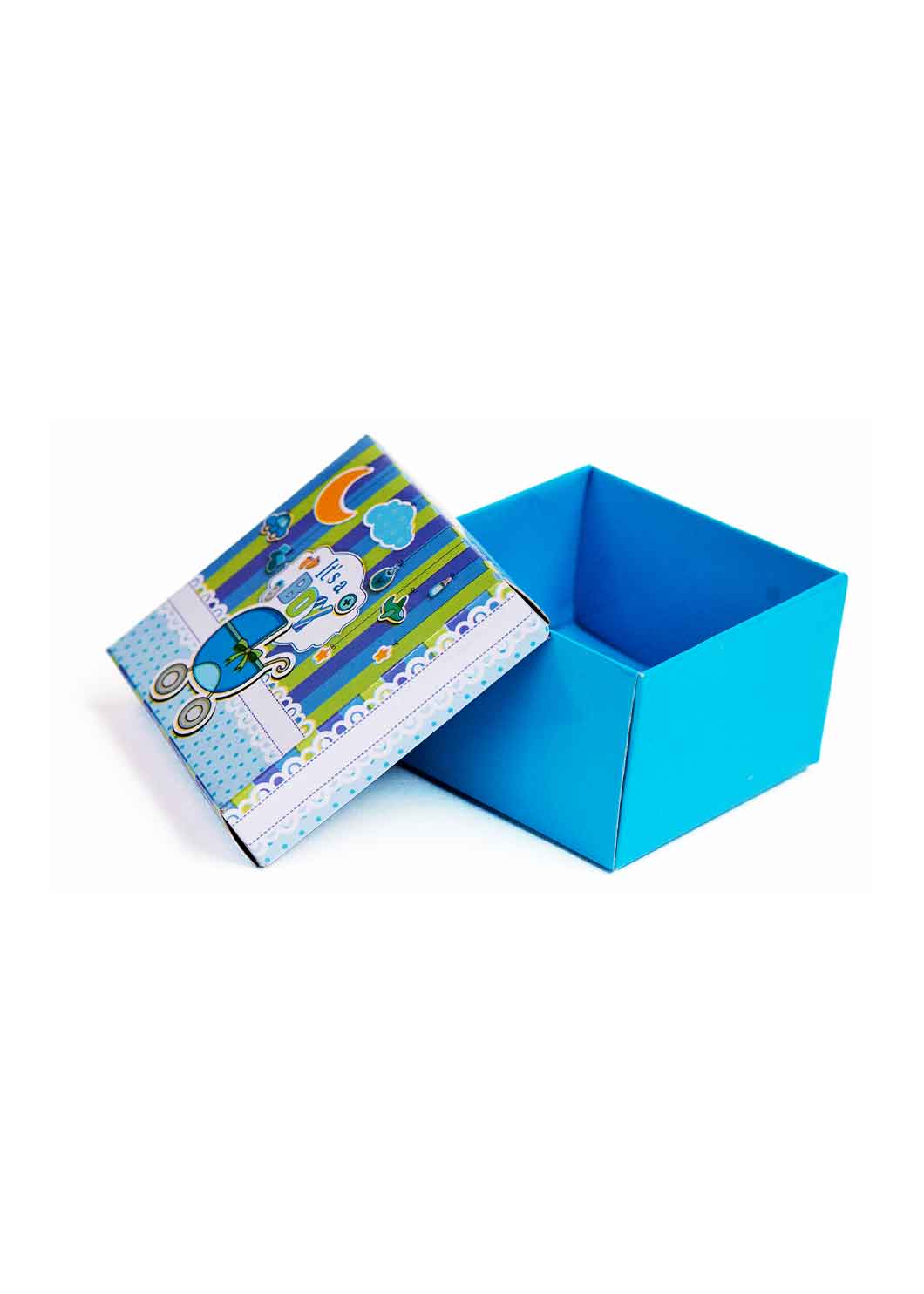 It's a Boy Baby Birthday Design Box for Packing - Baby Announcement Box