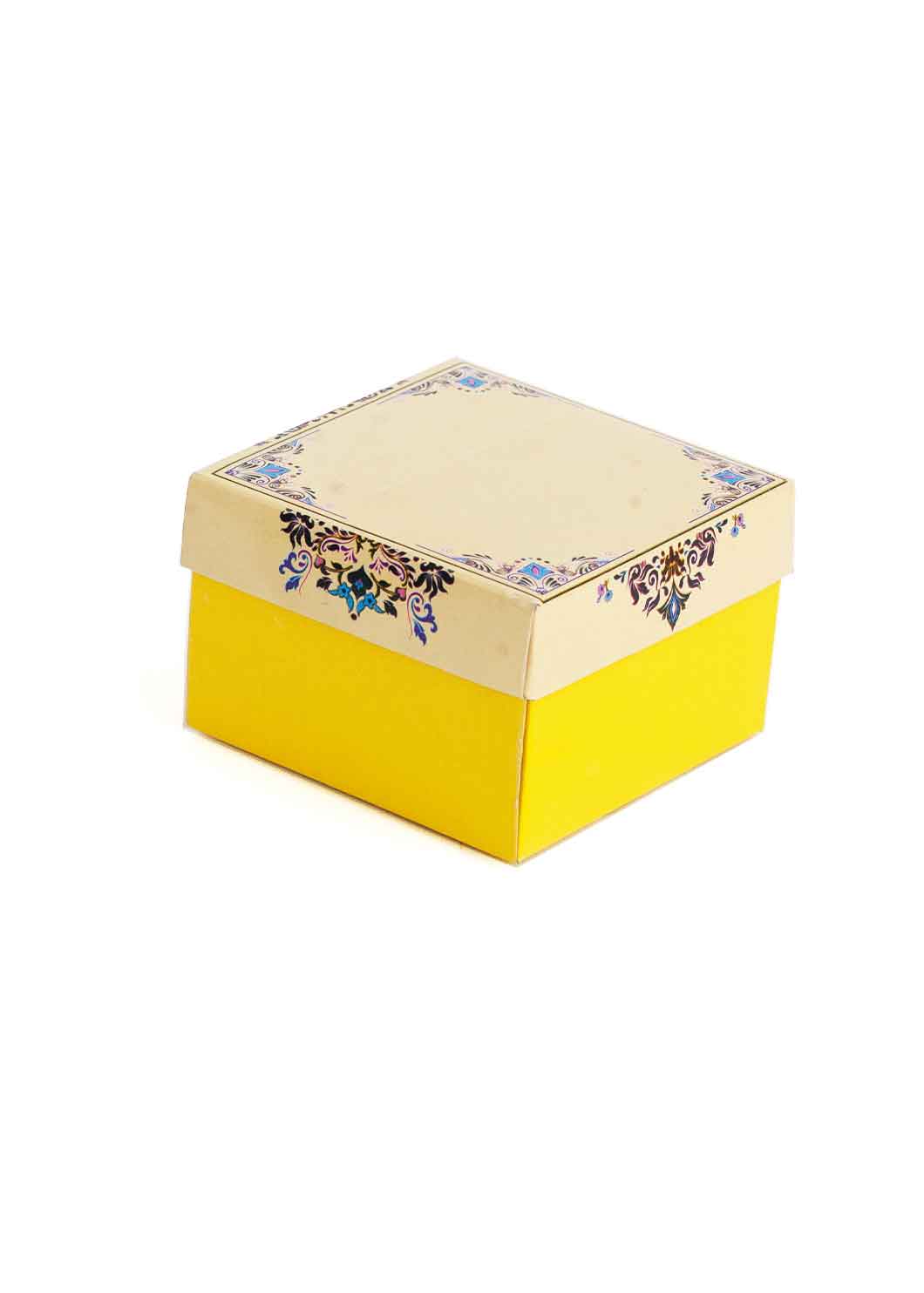 Bid Boxes Floral Ornament Design Box -Gift Box - Mithai Box - Gift Packaging Box - Announcement Gift Box