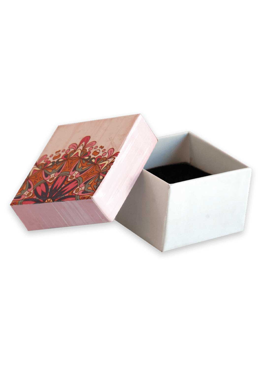 Spring Flowers Design Box for Packing Ring Boxes - Ring Gift Boxes