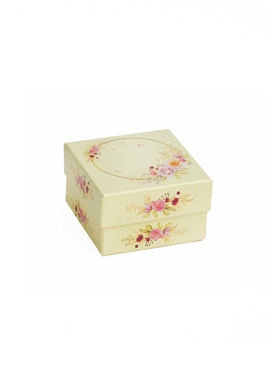 Floral Pattern Bidh Boxes - Custom Message Written Space - Multipurpose Box