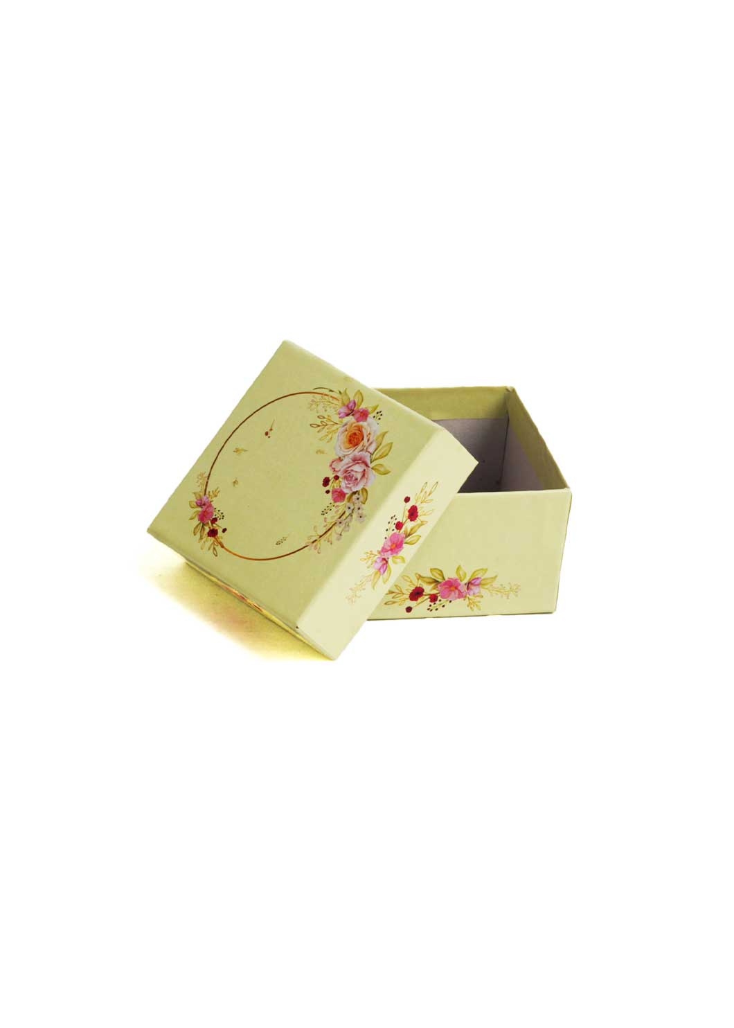 Floral Pattern Bidh Boxes - Custom Message Written Space - Multipurpose Box