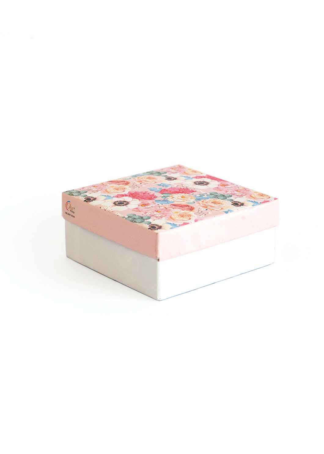 Pink Flower Design Box for Packing