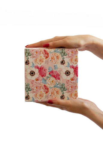 Pink Flower Design Box for Packing