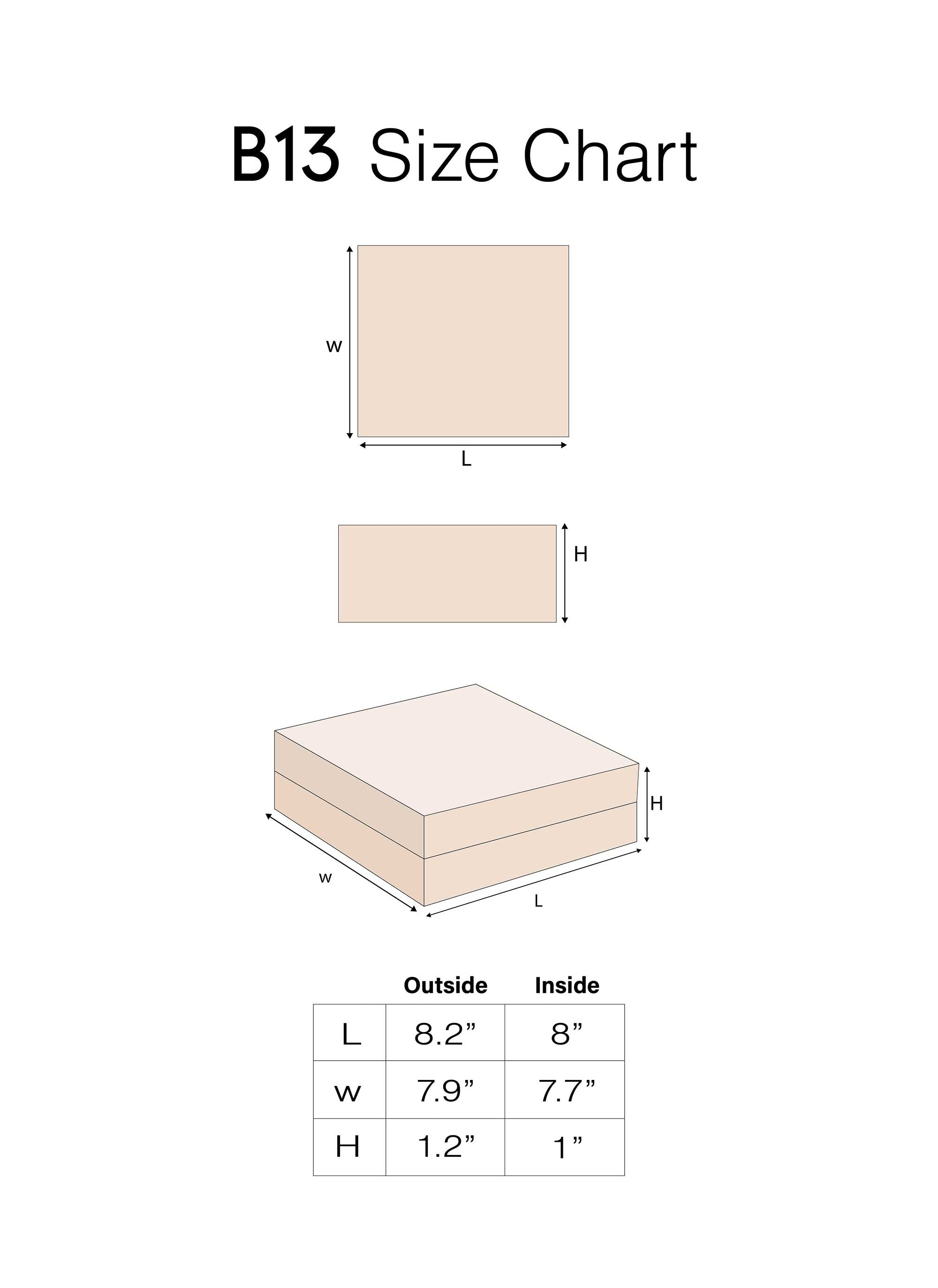 Color Lines Pattern Design Square Box For Gift Packaging