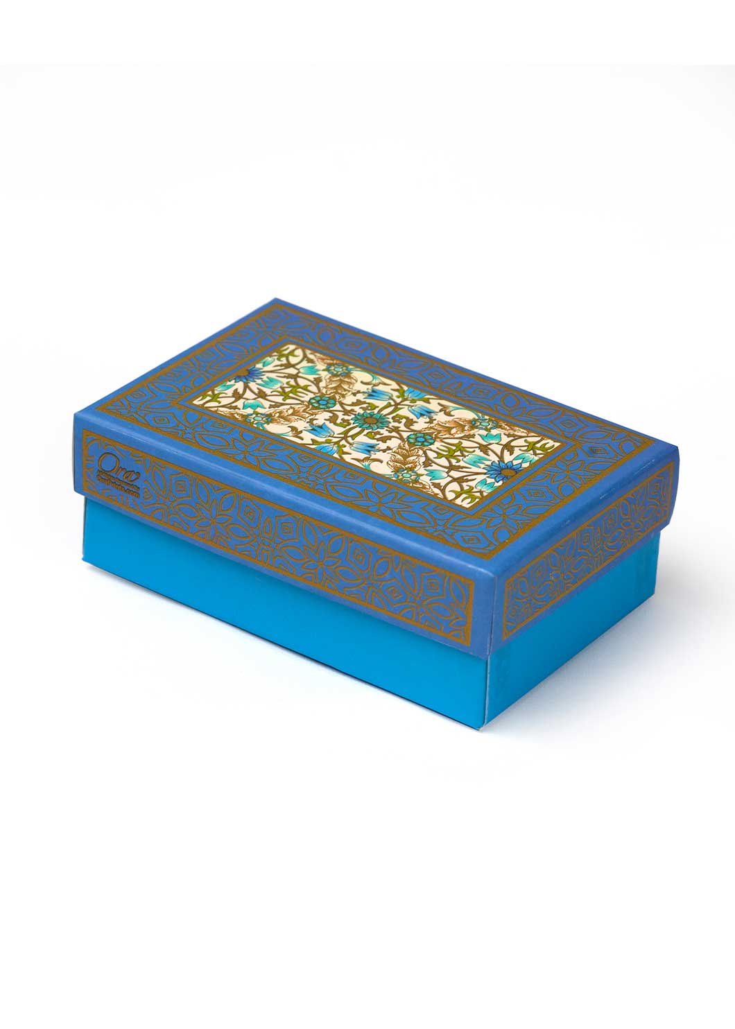 Gold Pattern with Floral Design Box for Packing