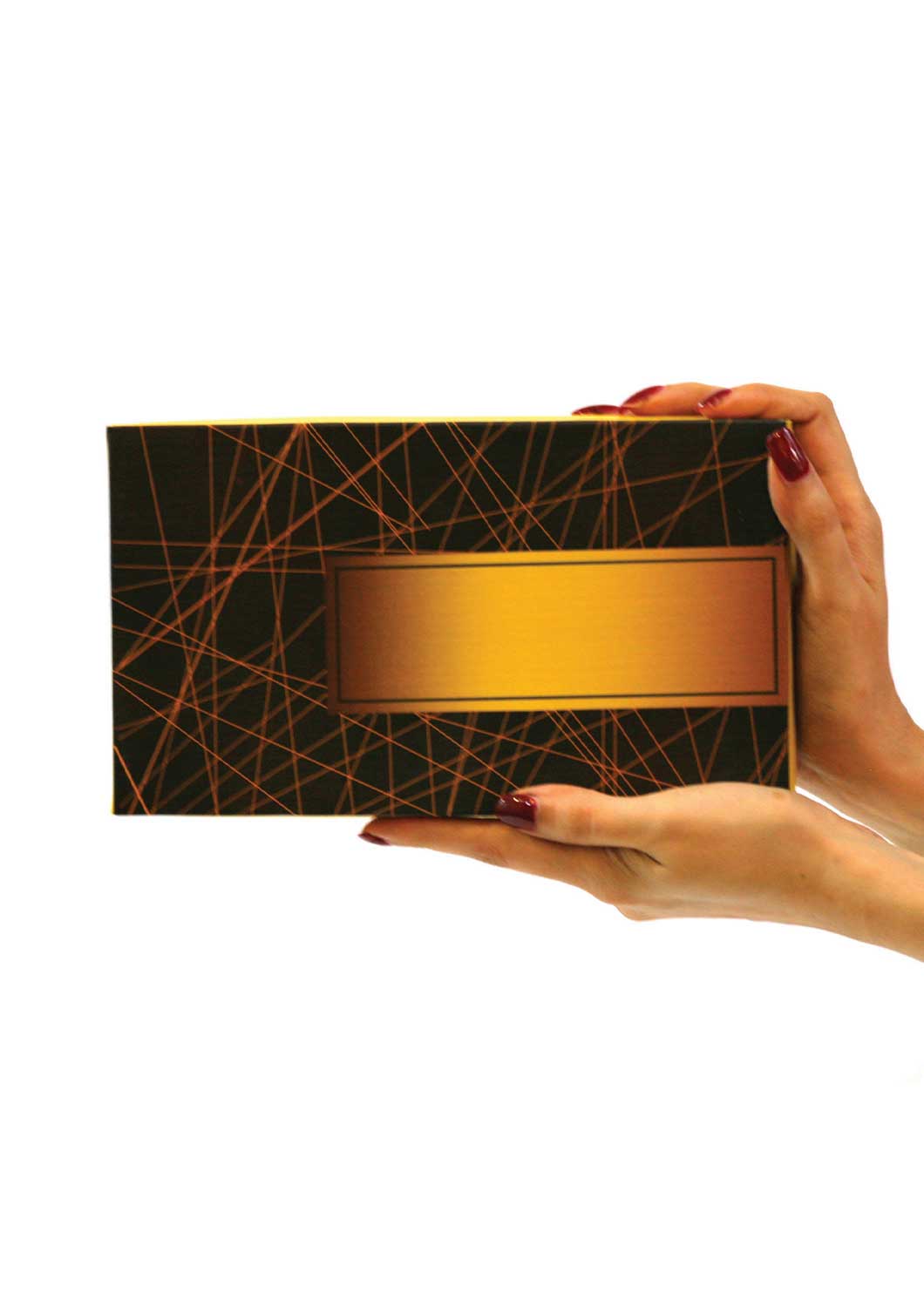 Black and Golden Design Box for Packing