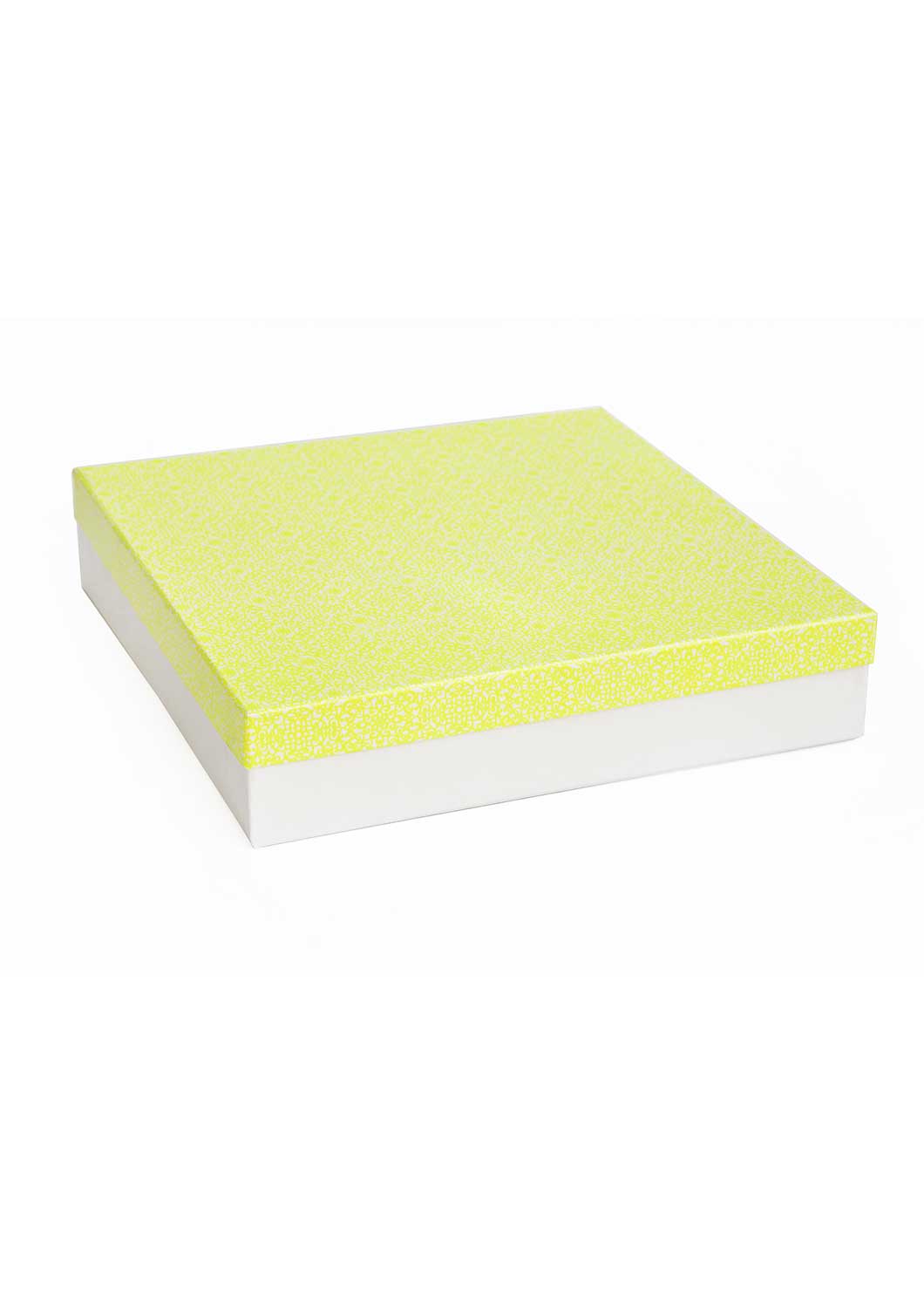 Lemon Splash Designed Empty Box - Stylised Box For Clothe Packaging - Empty Designed Box