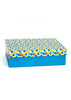 Color Splash Doted Design Square Box For Gift Packaging