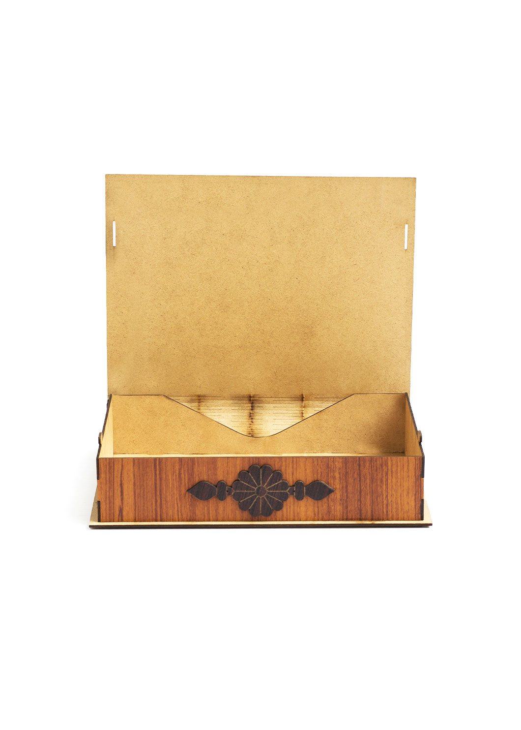 Brown And Dark Brown Wooden Box For Quran - Wooden Juzdaan - Quran Ghilaf - Premium Wooden Box - For Quran