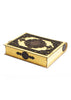 Badge Box With Dark Brown Carvin Wooden Box For Quran - Wooden Juzdaan - Quran Ghilaf - Premium Wooden Box - For Quran