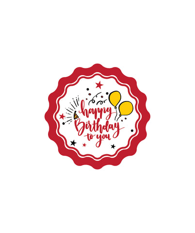 Design Birthday Sticker for Packing Stickers