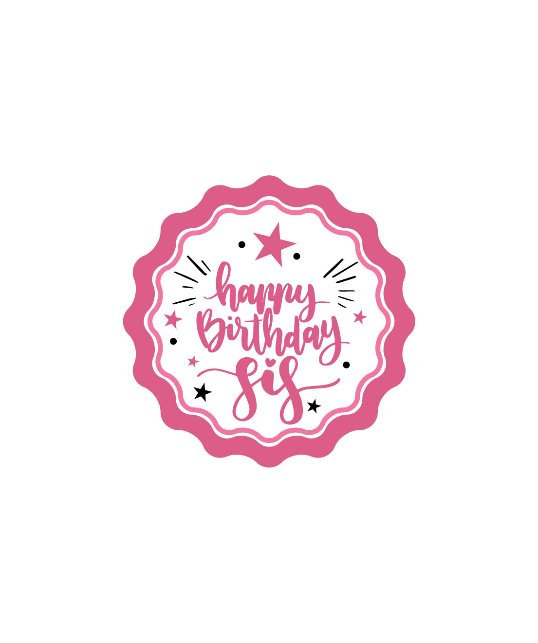Design Birthday Sticker for Packing Stickers