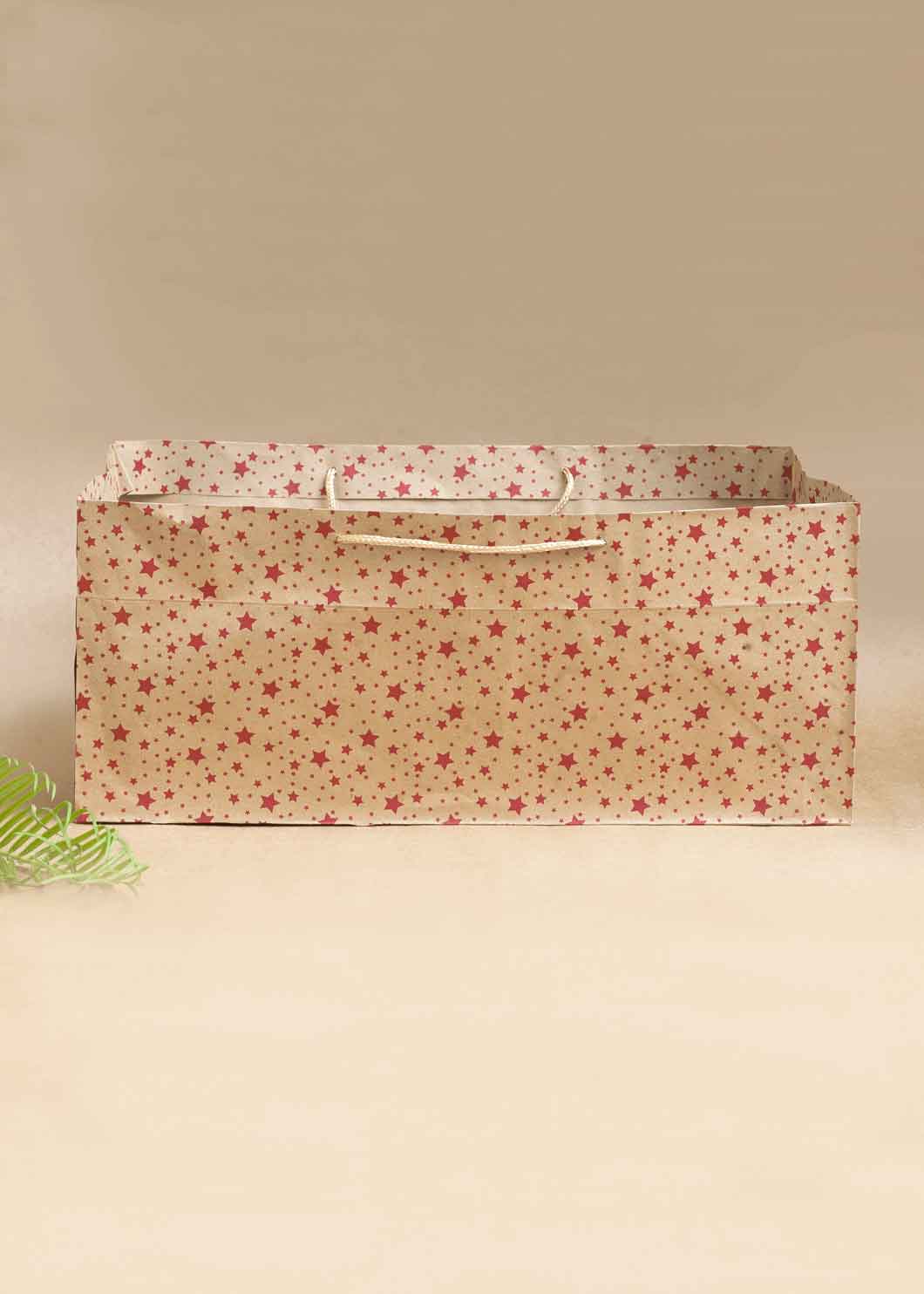 Craft Star Pattern Paper Design Bag for Packing Paper Bags