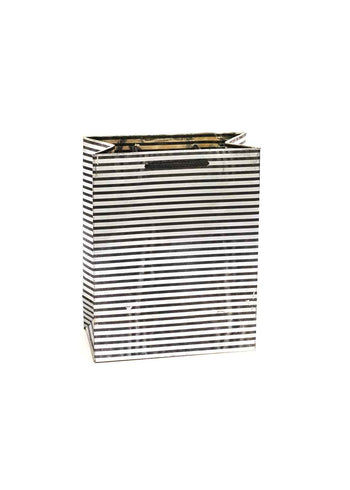 Plain White Golden Line Paper Design Bag for Packing Paper Bags