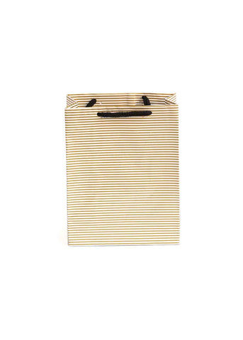 Plain Brown Golden Line Paper Design Bag for Packing Paper Bags