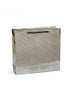 Plain White Black Line Paper Design Bag for Packing Paper Bags