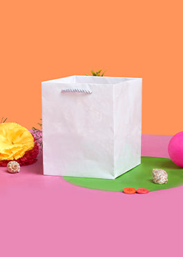 Plain White Design Bag for Packing Paper Bags