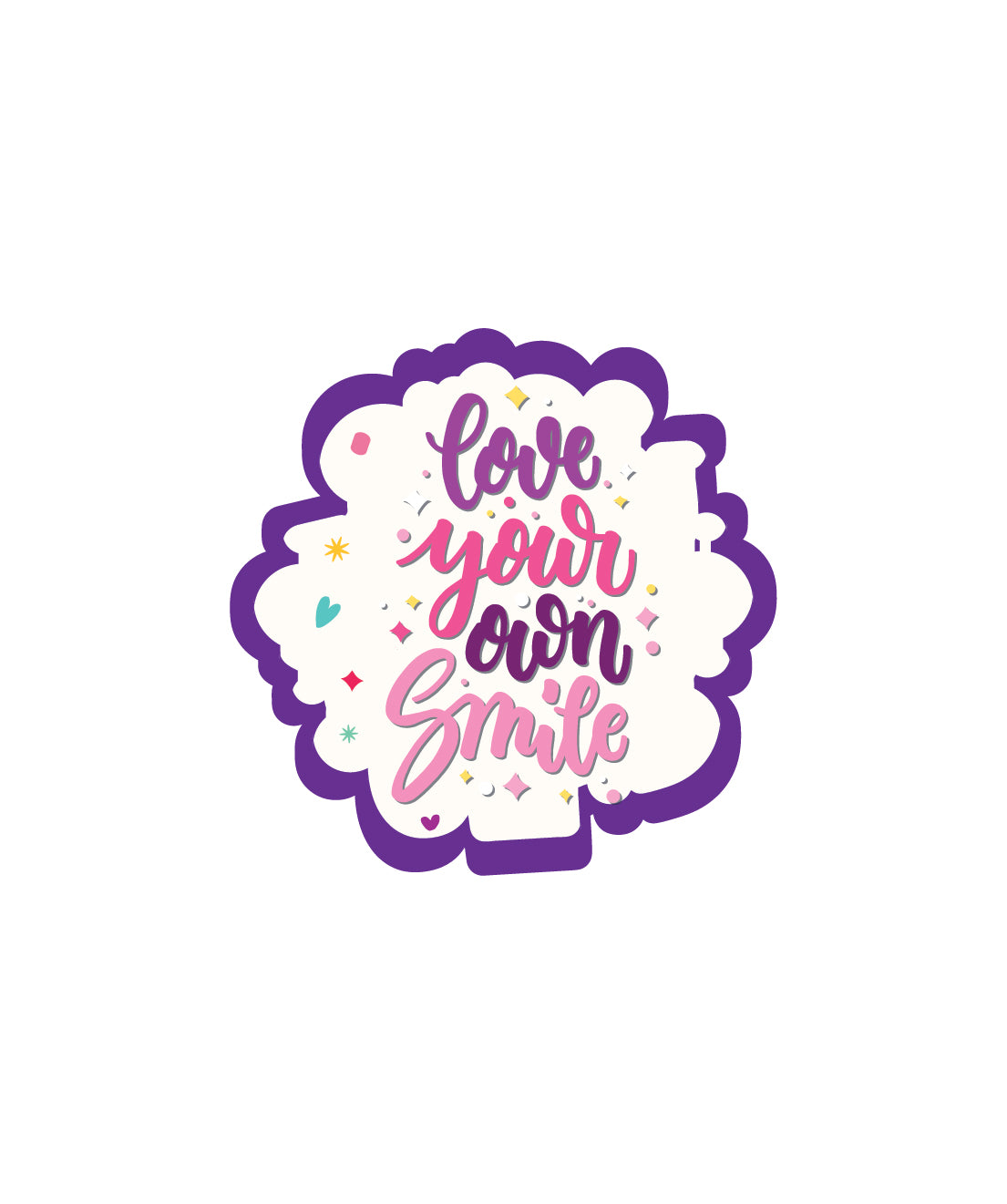 Design Love Quotes Sticker for Packing Stickers