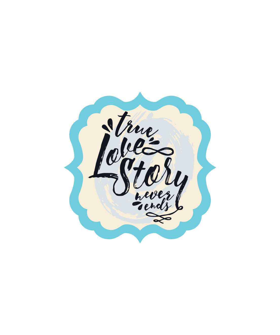 Design Love Quotes Sticker for Packing Stickers