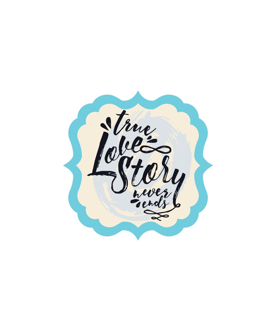 Design Love Quotes Sticker for Packing Stickers