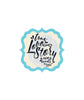 Design Love Quotes Sticker for Packing Stickers