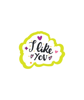Design Love Quotes Sticker for Packing Stickers