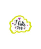 Design Love Quotes Sticker for Packing Stickers
