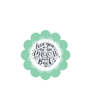 Design Love Quotes Sticker for Packing Stickers
