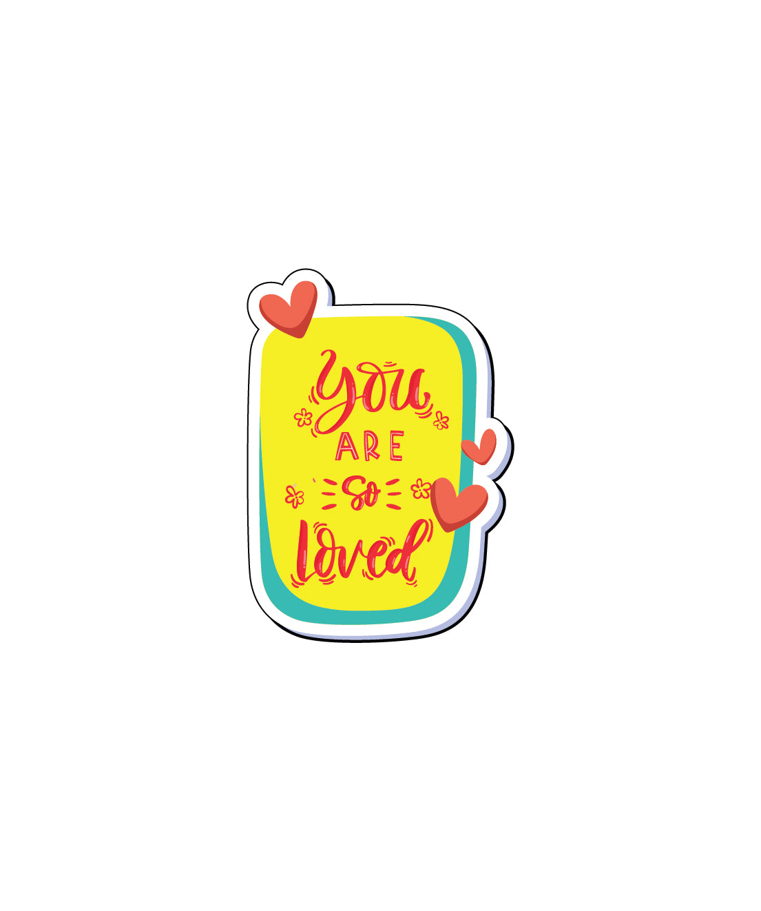Design Love Quotes Sticker for Packing Stickers